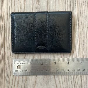 NWOT- Coach Card Wallet Black
